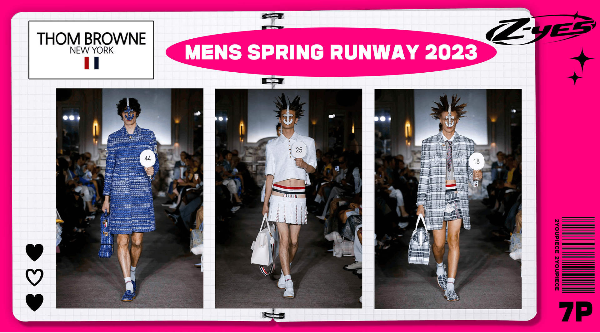 (THOM BROWNE NEW YORK) MENS SPRING RUNWAY 2023