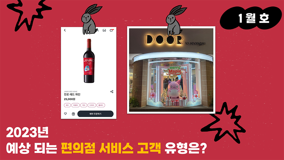 2023년 예상되는 편의점 서비스 고객 유형은?