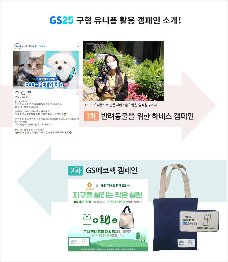 GS25 구형 유니폼 활용 캠페인 소개!